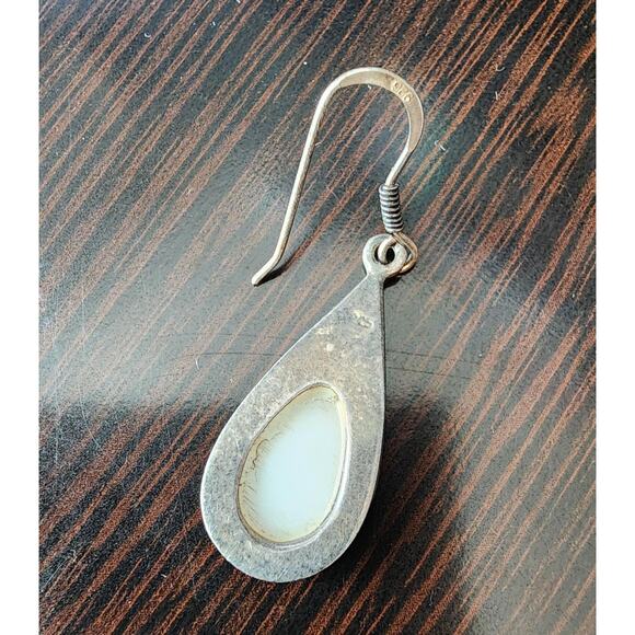 Mother of Pearl Sterling Silver Earrings – Timeless Elegant Jewelry - Picture 4 of 8